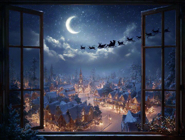 Christmas Eve Window animated preview